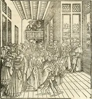 Picture 118 of 234 from Anfang, Vrsprug und Herkomen des Thurniers inn Teutscher Nation : wieuil Thurnier biss vff den letztenn zu Wormbs : auch wie vnnd an welchen Orten die gehalten vñ durch was Fürsten, Grauen, Herrn, Ritter vñ vom Adel, sie iederzeit besucht worden sindt .. (1532), leaf 230