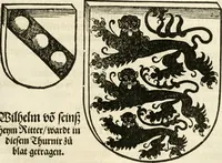 Picture 149 of 234 from Anfang, Vrsprug und Herkomen des Thurniers inn Teutscher Nation : wieuil Thurnier biss vff den letztenn zu Wormbs : auch wie vnnd an welchen Orten die gehalten vñ durch was Fürsten, Grauen, Herrn, Ritter vñ vom Adel, sie iederzeit besucht worden sindt .. (1532), leaf 274