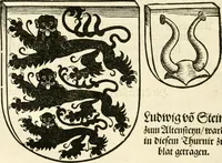 Picture 162 of 234 from Anfang, Vrsprug und Herkomen des Thurniers inn Teutscher Nation : wieuil Thurnier biss vff den letztenn zu Wormbs : auch wie vnnd an welchen Orten die gehalten vñ durch was Fürsten, Grauen, Herrn, Ritter vñ vom Adel, sie iederzeit besucht worden sindt .. (1532), leaf 297