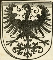 Picture 165 of 234 from Anfang, Vrsprug und Herkomen des Thurniers inn Teutscher Nation : wieuil Thurnier biss vff den letztenn zu Wormbs : auch wie vnnd an welchen Orten die gehalten vñ durch was Fürsten, Grauen, Herrn, Ritter vñ vom Adel, sie iederzeit besucht worden sindt .. (1532), leaf 298