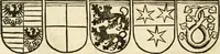 Picture 182 of 234 from Anfang, Vrsprug und Herkomen des Thurniers inn Teutscher Nation : wieuil Thurnier biss vff den letztenn zu Wormbs : auch wie vnnd an welchen Orten die gehalten vñ durch was Fürsten, Grauen, Herrn, Ritter vñ vom Adel, sie iederzeit besucht worden sindt .. (1532), leaf 323