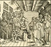Picture 18 of 234 from Anfang, Vrsprug und Herkomen des Thurniers inn Teutscher Nation : wieuil Thurnier biss vff den letztenn zu Wormbs : auch wie vnnd an welchen Orten die gehalten vñ durch was Fürsten, Grauen, Herrn, Ritter vñ vom Adel, sie iederzeit besucht worden sindt .. (1532), leaf 41