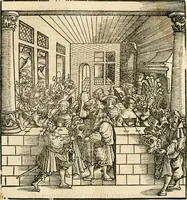Picture 28 of 234 from Anfang, Vrsprug und Herkomen des Thurniers inn Teutscher Nation : wieuil Thurnier biss vff den letztenn zu Wormbs : auch wie vnnd an welchen Orten die gehalten vñ durch was Fürsten, Grauen, Herrn, Ritter vñ vom Adel, sie iederzeit besucht worden sindt .. (1532), leaf 64