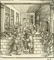 Picture 39 of 234 from Anfang, Vrsprug und Herkomen des Thurniers inn Teutscher Nation : wieuil Thurnier biss vff den letztenn zu Wormbs : auch wie vnnd an welchen Orten die gehalten vñ durch was Fürsten, Grauen, Herrn, Ritter vñ vom Adel, sie iederzeit besucht worden sindt .. (1532), leaf 82
