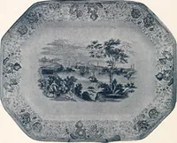 An illustration from Anglo-American pottery; old English china with American views; a manual for collectors (1901)