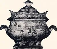Picture 110 of 147 from Anglo-American pottery; old English china with American views; a manual for collectors (1901), leaf 146