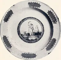 An illustration from Anglo-American pottery; old English china with American views; a manual for collectors (1901)