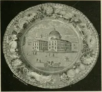 An illustration from Anglo-American pottery; old English china with American views, a manual for collectors (1899)