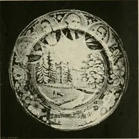 An illustration from Anglo-American pottery; old English china with American views, a manual for collectors (1899)