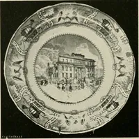 An illustration from Anglo-American pottery; old English china with American views, a manual for collectors (1899)