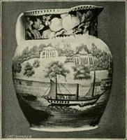 An illustration from Anglo-American pottery; old English china with American views, a manual for collectors (1899)