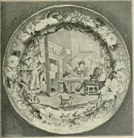 An illustration from Anglo-American pottery; old English china with American views, a manual for collectors (1899)