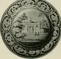 An illustration from Anglo-American pottery; old English china with American views, a manual for collectors (1899)