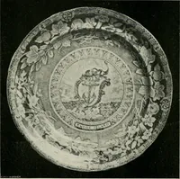 An illustration from Anglo-American pottery; old English china with American views, a manual for collectors (1899)