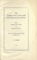 An illustration from The aniline color, dyestuff and chemical conditions from August 1st, 1914, to April 1st, 1917 (1917)