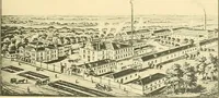 An illustration from The aniline colours of the Badische Anilin- & Soda-Fabrik, Ludwigshafen on Rhine and their application on wool, cotton, silk and other textile fibres (1901)