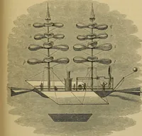 An illustration from Animal locomotion or walking, swimming, and flying : with a dissertation on aëronautics (1873)