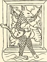 An illustration from Animal symbolism in ecclesiastical architecture (1896)