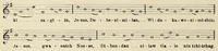 An illustration from Anishinabe negamod : a collection of hymns, Ottawa and Chippewa languages (1901)
