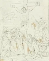 An illustration from Annales de l'école française des beaux-arts : recueil de gravures au trait ... avec des notices historiques et critiques, des considérations sur l'état et les progrès des arts, la biographie des artistes dont la France déplore chaque année la perte, etc., etc. (1827)