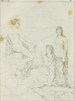 An illustration from Annales de l'école française des beaux-arts : recueil de gravures au trait ... avec des notices historiques et critiques, des considérations sur l'état et les progrès des arts, la biographie des artistes dont la France déplore chaque année la perte, etc., etc. (1827)