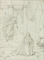 An illustration from Annales de l'école française des beaux-arts : recueil de gravures au trait ... avec des notices historiques et critiques, des considérations sur l'état et les progrès des arts, la biographie des artistes dont la France déplore chaque année la perte, etc., etc. (1827)