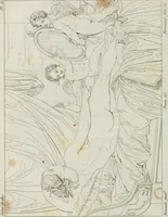 An illustration from Annales de l'école française des beaux-arts : recueil de gravures au trait ... avec des notices historiques et critiques, des considérations sur l'état et les progrès des arts, la biographie des artistes dont la France déplore chaque année la perte, etc., etc. (1827)