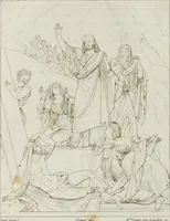 An illustration from Annales de l'école française des beaux-arts : recueil de gravures au trait ... avec des notices historiques et critiques, des considérations sur l'état et les progrès des arts, la biographie des artistes dont la France déplore chaque année la perte, etc., etc. (1827)