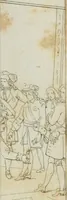 An illustration from Annales de l'école française des beaux-arts : recueil de gravures au trait ... avec des notices historiques et critiques, des considérations sur l'état et les progrès des arts, la biographie des artistes dont la France déplore chaque année la perte, etc., etc. (1827)