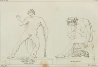 An illustration from Annales de l'école française des beaux-arts : recueil de gravures au trait ... avec des notices historiques et critiques, des considérations sur l'état et les progrès des arts, la biographie des artistes dont la France déplore chaque année la perte, etc., etc. (1827)