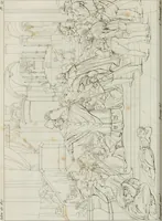 An illustration from Annales de l'école française des beaux-arts : recueil de gravures au trait ... avec des notices historiques et critiques, des considérations sur l'état et les progrès des arts, la biographie des artistes dont la France déplore chaque année la perte, etc., etc. (1827)