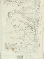 An illustration from Annales de l'école française des beaux-arts : recueil de gravures au trait ... avec des notices historiques et critiques, des considérations sur l'état et les progrès des arts, la biographie des artistes dont la France déplore chaque année la perte, etc., etc. (1827)