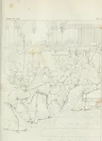 An illustration from Annales de l'école française des beaux-arts : recueil de gravures au trait ... avec des notices historiques et critiques, des considérations sur l'état et les progrès des arts, la biographie des artistes dont la France déplore chaque année la perte, etc., etc. (1827)
