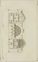 An illustration from Annales du musée et de l'école moderne des beaux-arts : recueil de gravures au trait, d'après les principaux ouvrages de peinture, sculpture, ou projets d'architecture, qui, chaque année, ont remporté le prix, soit aux écoles spéciales, soit aux concours nationaux : les productions des artistes en tous genres, qui, aux différentes expositions, ont été citées avec éloges : les morceaux les plus estimés ou inédits de la galerie de peinture : la suite complète de celle des antiques : édifices anciens et modernes, etc. (1800)