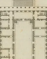 An illustration from Annales du musée et de l'école moderne des beaux-arts : recueil de gravures au trait, d'après les principaux ouvrages de peinture, sculpture, ou projets d'architecture, qui, chaque année, ont remporté le prix, soit aux écoles spéciales, soit aux concours nationaux : les productions des artistes en tous genres, qui, aux différentes expositions, ont été citées avec éloges : les morceaux les plus estimés ou inédits de la galerie de peinture : la suite complète de celle des antiques : édifices anciens et modernes, etc. (1800)