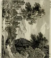 An illustration from Annales du musée et de l'école moderne des beaux-arts : recueil de gravures au trait, d'après les principaux ouvrages de peinture, sculpture, ou projets d'architecture, qui, chaque année, ont remporté le prix, soit aux écoles spéciales, soit aux concours nationaux : les productions des artistes en tous genres, qui, aux différentes expositions, ont été citées avec éloges : les morceaux les plus estimés ou inédits de la galerie de peinture : la suite complète de celle des antiques : édifices anciens et modernes, etc. (1800)