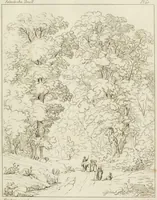 Picture 38 of 70 from Annales du musée et de l'école moderne des beaux-arts : recueil de gravures au trait, d'après les principaux ouvrages de peinture, sculpture, ou projets d'architecture, qui, chaque année, ont remporté le prix, soit aux écoles spéciales, soit aux concours nationaux : les productions des artistes en tous genres, qui, aux différentes expositions, ont été citées avec éloges : les morceaux les plus estimés ou inédits de la galerie de peinture : la suite complète de celle des antiques : édifices anciens et modernes, etc. (1800), leaf 136