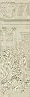 Picture 55 of 70 from Annales du musée et de l'école moderne des beaux-arts : recueil de gravures au trait, d'après les principaux ouvrages de peinture, sculpture, ou projets d'architecture, qui, chaque année, ont remporté le prix, soit aux écoles spéciales, soit aux concours nationaux : les productions des artistes en tous genres, qui, aux différentes expositions, ont été citées avec éloges : les morceaux les plus estimés ou inédits de la galerie de peinture : la suite complète de celle des antiques : édifices anciens et modernes, etc. (1800), leaf 179