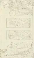 Picture 60 of 70 from Annales du musée et de l'école moderne des beaux-arts : recueil de gravures au trait, d'après les principaux ouvrages de peinture, sculpture, ou projets d'architecture, qui, chaque année, ont remporté le prix, soit aux écoles spéciales, soit aux concours nationaux : les productions des artistes en tous genres, qui, aux différentes expositions, ont été citées avec éloges : les morceaux les plus estimés ou inédits de la galerie de peinture : la suite complète de celle des antiques : édifices anciens et modernes, etc. (1800), leaf 196