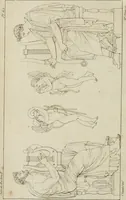 Picture 63 of 70 from Annales du musée et de l'école moderne des beaux-arts : recueil de gravures au trait, d'après les principaux ouvrages de peinture, sculpture, ou projets d'architecture, qui, chaque année, ont remporté le prix, soit aux écoles spéciales, soit aux concours nationaux : les productions des artistes en tous genres, qui, aux différentes expositions, ont été citées avec éloges : les morceaux les plus estimés ou inédits de la galerie de peinture : la suite complète de celle des antiques : édifices anciens et modernes, etc. (1800), leaf 205