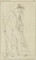 Picture 68 of 70 from Annales du musée et de l'école moderne des beaux-arts : recueil de gravures au trait, d'après les principaux ouvrages de peinture, sculpture, ou projets d'architecture, qui, chaque année, ont remporté le prix, soit aux écoles spéciales, soit aux concours nationaux : les productions des artistes en tous genres, qui, aux différentes expositions, ont été citées avec éloges : les morceaux les plus estimés ou inédits de la galerie de peinture : la suite complète de celle des antiques : édifices anciens et modernes, etc. (1800), leaf 221