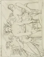 An illustration from Annales du musée et de l'école moderne des beaux-arts : recueil de gravures au trait, d'après les principaux ouvrages de peinture, sculpture, ou projets d'architecture, qui, chaque année, ont remporté le prix, soit aux écoles spéciales, soit aux concours nationaux : les productions des artistes en tous genres, qui, aux différentes expositions, ont été citées avec éloges : les morceaux les plus estimés ou inédits de la galerie de peinture : la suite complète de celle des antiques : édifices anciens et modernes, etc. (1800)