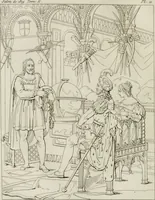Picture 76 of 137 from Annales du musée et de l'école moderne des beaux-arts : recueil de gravures au trait, d'après les principaux ouvrages de peinture, sculpture, ou projets d'architecture, qui, chaque année, ont remporté le prix, soit aux écoles spéciales, soit aux concours nationaux : les productions des artistes en tous genres, qui, aux différentes expositions, ont été citées avec éloges : les morceaux les plus estimés ou inédits de la galerie de peinture : la suite complète de celle des antiques : édifices anciens et modernes, etc. (1800), leaf 289