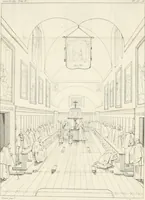 Picture 89 of 137 from Annales du musée et de l'école moderne des beaux-arts : recueil de gravures au trait, d'après les principaux ouvrages de peinture, sculpture, ou projets d'architecture, qui, chaque année, ont remporté le prix, soit aux écoles spéciales, soit aux concours nationaux : les productions des artistes en tous genres, qui, aux différentes expositions, ont été citées avec éloges : les morceaux les plus estimés ou inédits de la galerie de peinture : la suite complète de celle des antiques : édifices anciens et modernes, etc. (1800), leaf 328