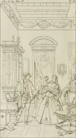 Picture 106 of 137 from Annales du musée et de l'école moderne des beaux-arts : recueil de gravures au trait, d'après les principaux ouvrages de peinture, sculpture, ou projets d'architecture, qui, chaque année, ont remporté le prix, soit aux écoles spéciales, soit aux concours nationaux : les productions des artistes en tous genres, qui, aux différentes expositions, ont été citées avec éloges : les morceaux les plus estimés ou inédits de la galerie de peinture : la suite complète de celle des antiques : édifices anciens et modernes, etc. (1800), leaf 385