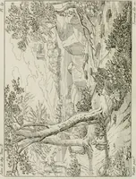 An illustration from Annales du musée et de l'école moderne des beaux-arts : recueil de gravures au trait, d'après les principaux ouvrages de peinture, sculpture, ou projets d'architecture, qui, chaque année, ont remporté le prix, soit aux écoles spéciales, soit aux concours nationaux : les productions des artistes en tous genres, qui, aux différentes expositions, ont été citées avec éloges : les morceaux les plus estimés ou inédits de la galerie de peinture : la suite complète de celle des antiques : édifices anciens et modernes, etc. (1800)