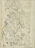Picture 29 of 76 from Annales du musée et de l'école moderne des beaux-arts : recueil de gravures au trait, d'après les principaux ouvrages de peinture, sculpture, ou projets d'architecture, qui, chaque année, ont remporté le prix, soit aux écoles spéciales, soit aux concours nationaux : les productions des artistes en tous genres, qui, aux différentes expositions, ont été citées avec éloges : les morceaux les plus estimés ou inédits de la galerie de peinture : la suite complète de celle des antiques : édifices anciens et modernes, etc. (1800), leaf 101