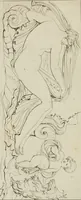 An illustration from Annales du musée et de l'école moderne des beaux-arts : recueil de gravures au trait, d'après les principaux ouvrages de peinture, sculpture, ou projets d'architecture, qui, chaque année, ont remporté le prix, soit aux écoles spéciales, soit aux concours nationaux : les productions des artistes en tous genres, qui, aux différentes expositions, ont été citées avec éloges : les morceaux les plus estimés ou inédits de la galerie de peinture : la suite complète de celle des antiques : édifices anciens et modernes, etc. (1800)