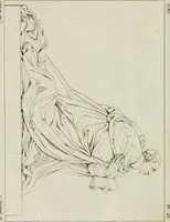 An illustration from Annales du musée et de l'école moderne des beaux-arts : recueil de gravures au trait, d'après les principaux ouvrages de peinture, sculpture, ou projets d'architecture, qui, chaque année, ont remporté le prix, soit aux écoles spéciales, soit aux concours nationaux : les productions des artistes en tous genres, qui, aux différentes expositions, ont été citées avec éloges : les morceaux les plus estimés ou inédits de la galerie de peinture : la suite complète de celle des antiques : édifices anciens et modernes, etc. (1800)