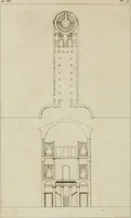 An illustration from Annales du musée et de l'école moderne des beaux-arts : recueil de gravures au trait, d'après les principaux ouvrages de peinture, sculpture, ou projets d'architecture, qui, chaque année, ont remporté le prix, soit aux écoles spéciales, soit aux concours nationaux : les productions des artistes en tous genres, qui, aux différentes expositions, ont été citées avec éloges : les morceaux les plus estimés ou inédits de la galerie de peinture : la suite complète de celle des antiques : édifices anciens et modernes, etc. (1800)